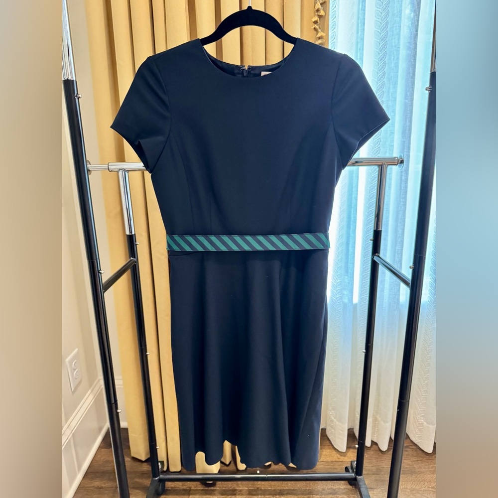 Brooks Brothers short sleeve navy dress